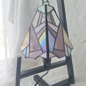 Lampe électrique rose