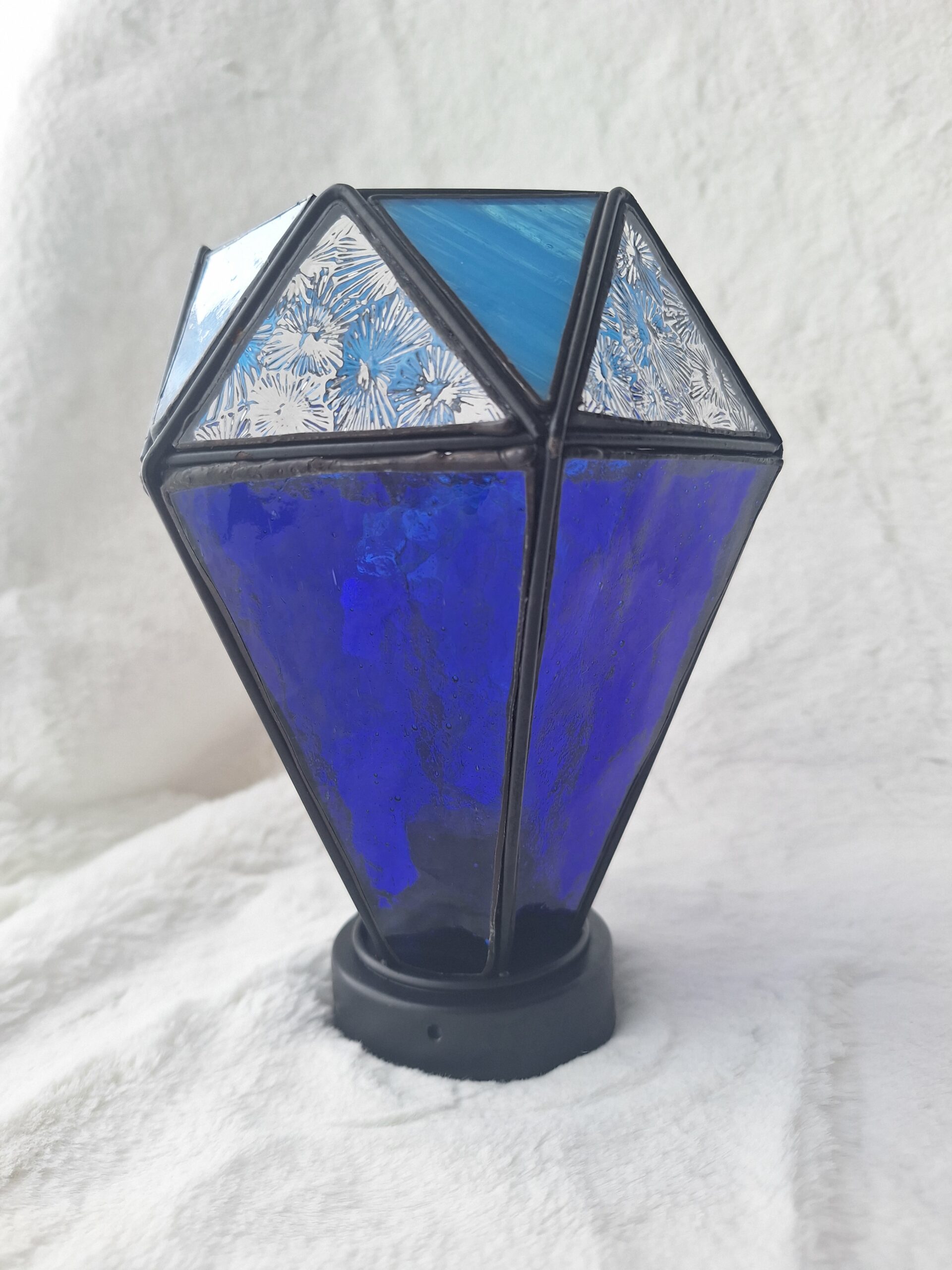 Petite lampe à piles bleue – Image 2
