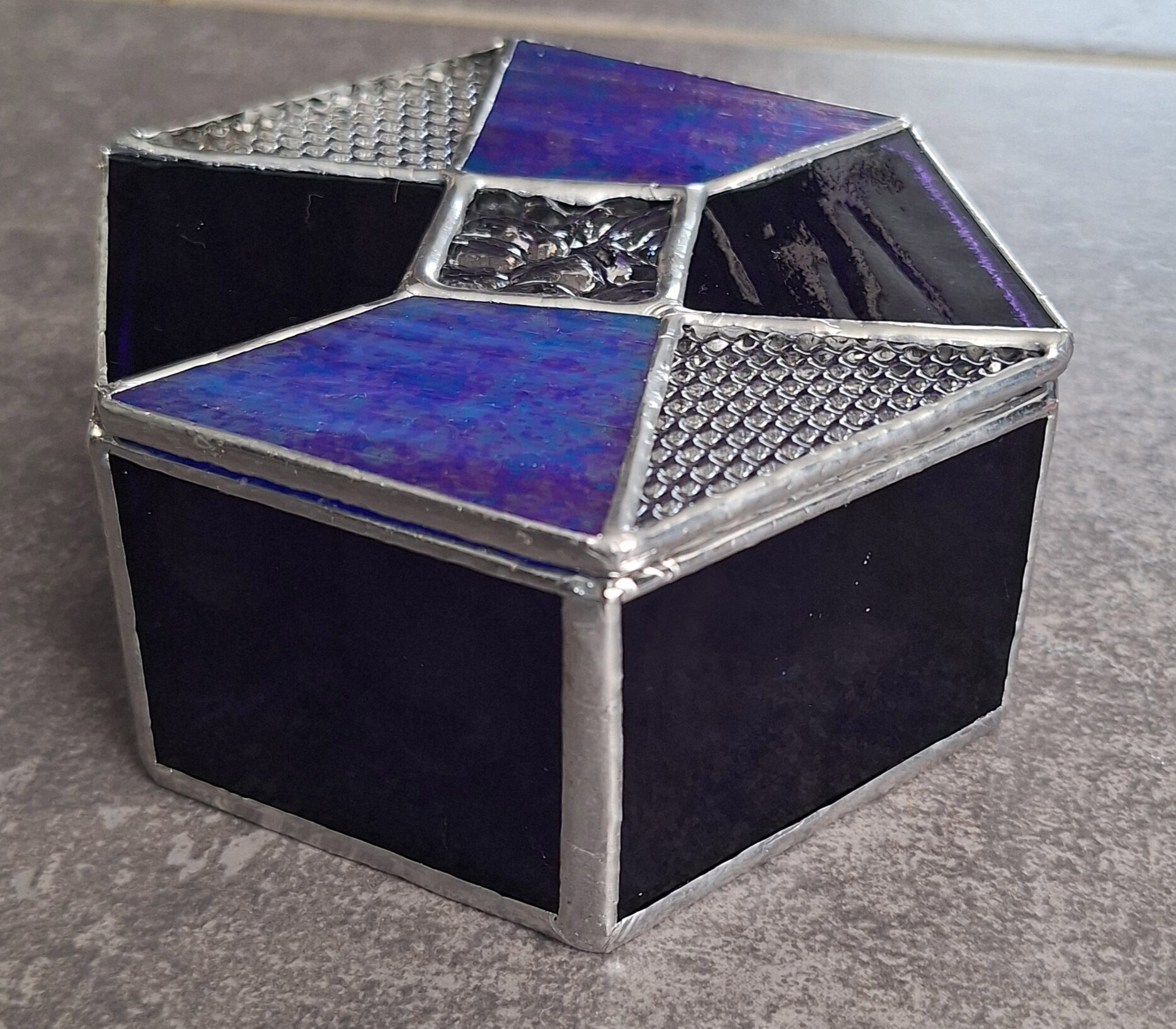 boite à bijoux mauve