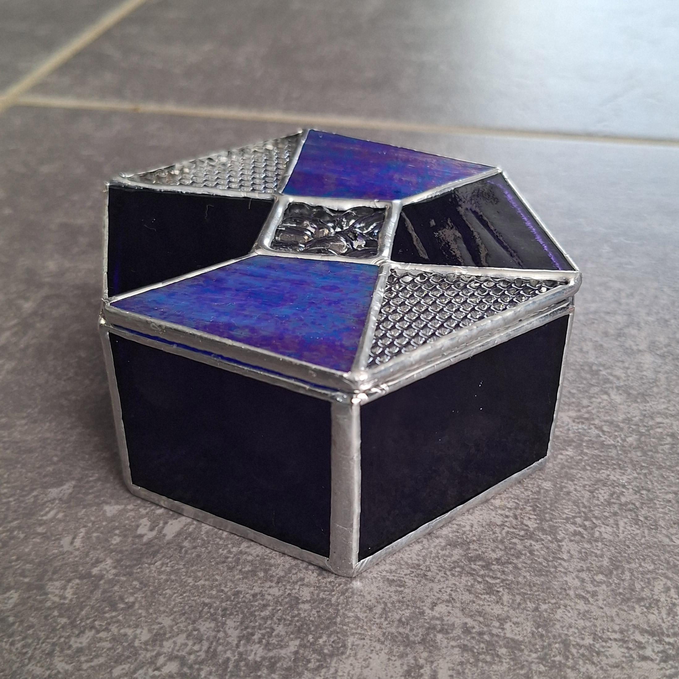 boite à bijoux mauve