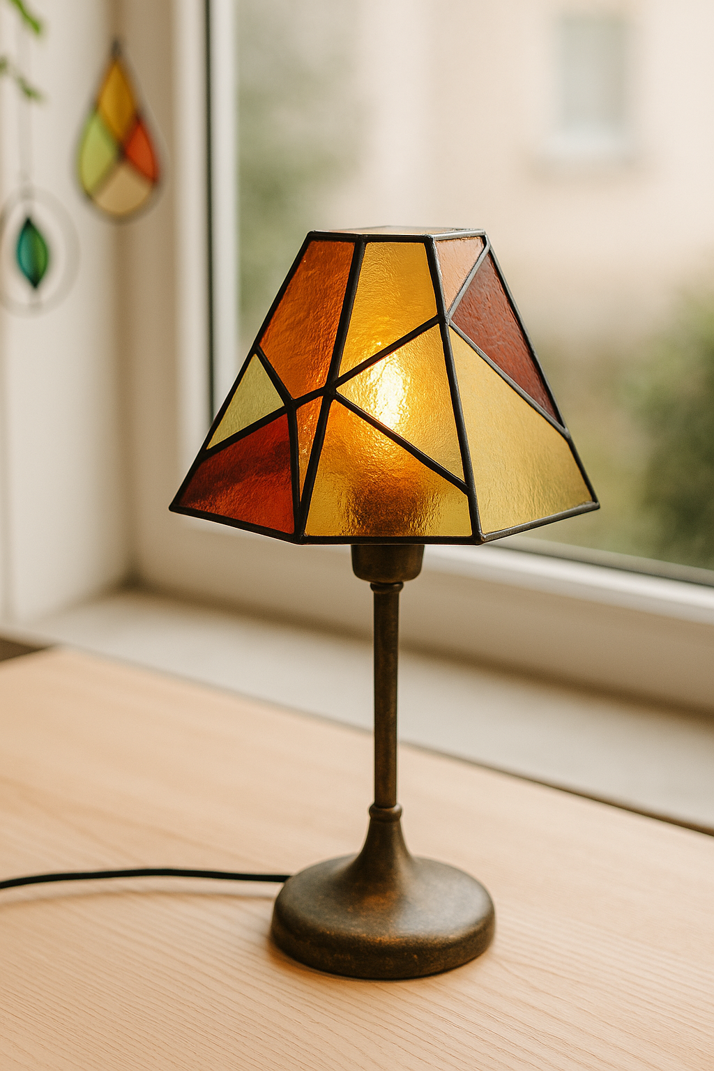 creation chiné lampe