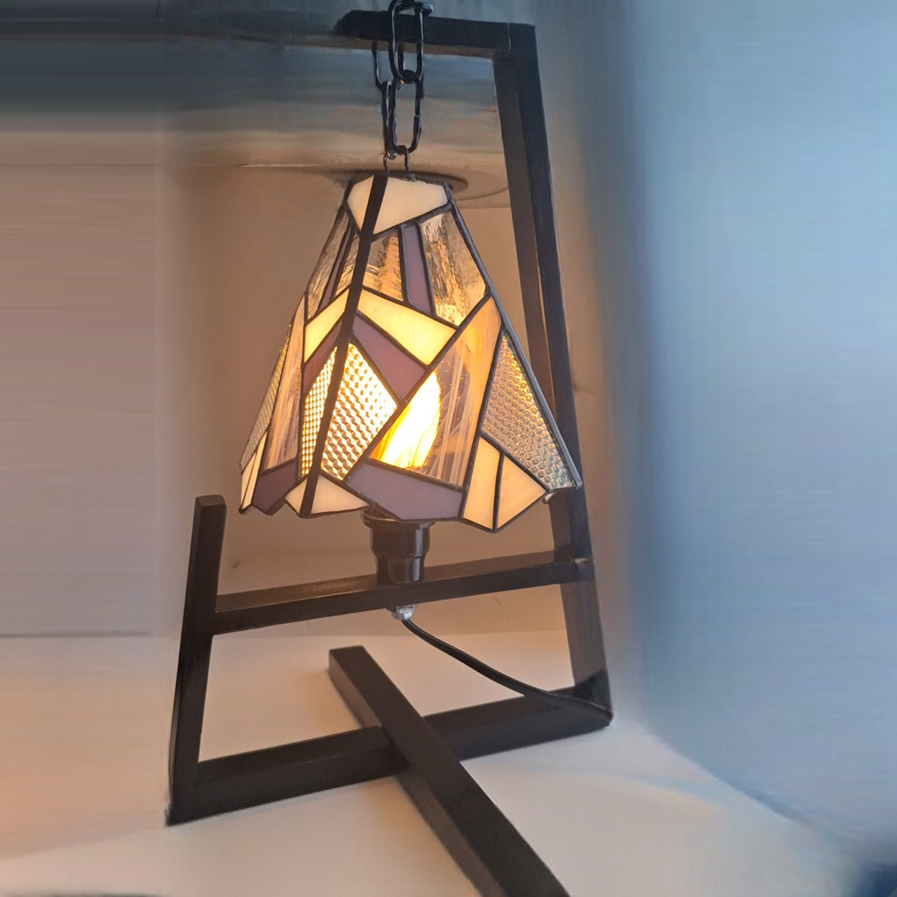 lampe-electrique-rose