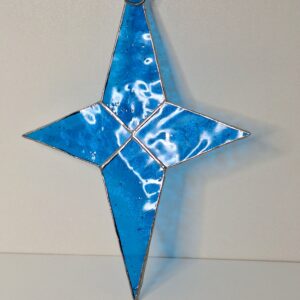 Etoile plate bleu claire