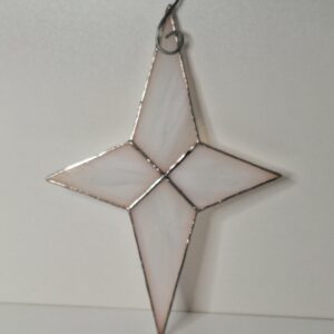 Etoile plate blanche