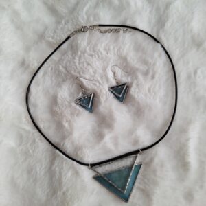 Parure 2 triangles superposés